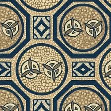 roman mosaic fabric wallpaper and home