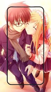 Anime love couple cute cartoon wallpapers cartoon pics anime neko kawaii anime. Anime Couple Wallpaper Download Apk Free For Android Apktume Com