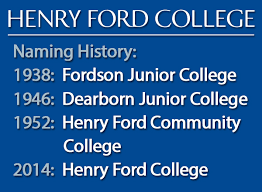 henry ford college history henry ford