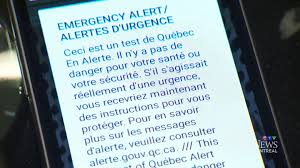 For jones who was in a black kia when it was stolen in the 900 block of quebec street. Update Test Of Quebec Emergency Alert System Has Been Completed Ctv News