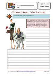 English Worksheets  Creative Writing   