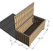 Outdoor Storage Bench Vertical Slat