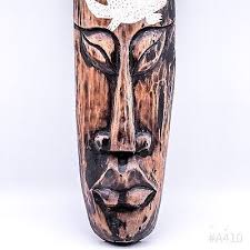 African Mask Wall Mask From Wood Hand