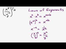 simplify fractional exponents using the