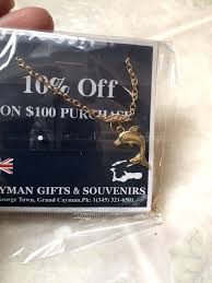 cayman island gifts dolphin necklace