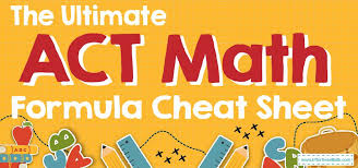 Act Math Formula Cheat Sheet