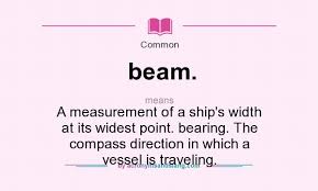 what does beam mean definition of