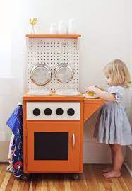 Kids play kitchen accessories home appliance machine role pretend play toy gift. Diy Kitchenette A Beautiful Mess Diy Play Kitchen Kids Play Kitchen Diy Kids Kitchen