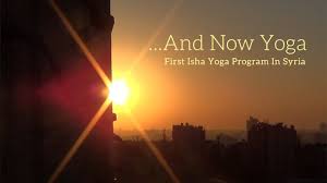 first isha yoga program in syria