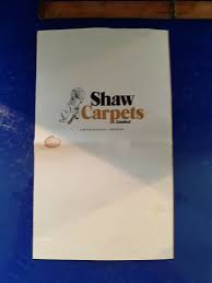 vine shaw carpets care leaflet