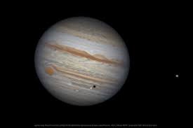 Jupiter mit Mond Europa und dessen ...