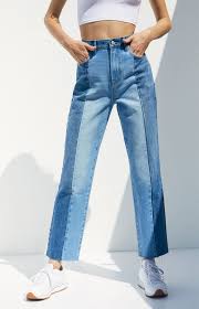 Pacsun Kanta High Waisted Straight Leg Jeans
