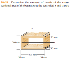 f6 18 determine the moment of inertia