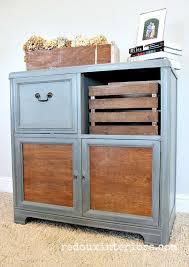 makeover a vine stereo cabinet