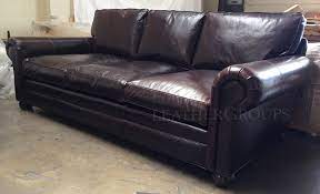 langston leather sofa in brompton cocoa