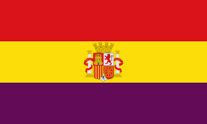 The spanish flag is made of red, yellow, and red horizontal red and yellow were selected as the colors for the flag of spain as these are seen as traditional. Flag Of The Second Spanish Republic Wikipedia