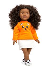 When the runs of hair are too thin, the cap will show through. Black Baby Doll Curly Hair Mixed Race Doll Zair Positively Perfect Fresh Dolls Store