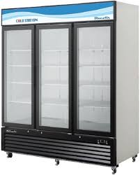 3 Door Coolers Refrigerator Display