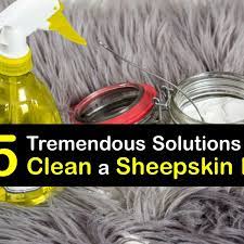 clean a sheepskin rug incredible tips