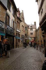 It is a new way for visitors to discover the unique site more serenely. The Streets Of Mont Saint Michel Photo