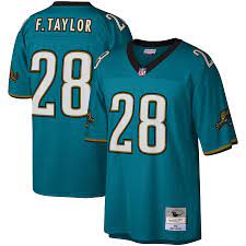 Official facebook page of the jacksonville jaguars. Men S Mitchell Ness Fred Taylor Teal Jacksonville Jaguars Legacy Replica Jersey