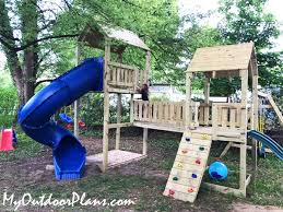 Diy Outdoor Playset With Swings And