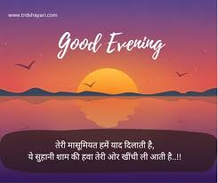 beautiful good evening shayari in hindi