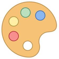 paint palette color free icon of