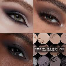 18ct matte essentials artistry palette