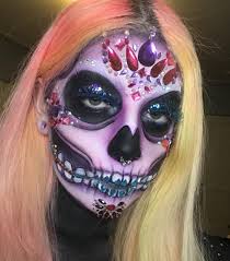 sparkly skeleton halloween makeup get