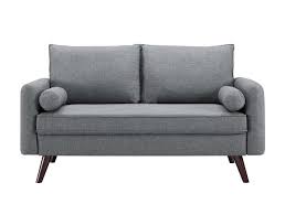Camden Grey Loveseat By Lifestyle Solutions