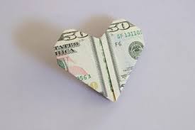 Folding money into a heart. How To Fold A Dollar Bill Into An Origami Heart Hgtv