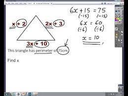 Forming Solving Equations Mathscast