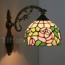 European Stained Glass Wall Light
