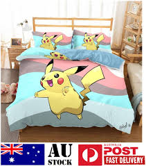 Pokemon Doona Quilt Cover Bedding Set