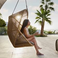 Hive Luxury Hanging Garden Chair Cane