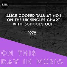 Onthisday In 1972 Alice Cooper Was At No 1 On The Uk