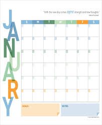 Printable Monthly Planner Sample 6 Examples In Word Pdf