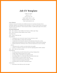 Cv Template Student First Job Usa   Professional resumes sample online Click on the following links to download each of the free cv Template of  the previous examples in WORD format 