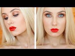 red lips makeup tutorial