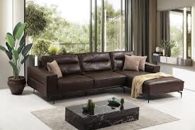 casa padrino luxury corner sofa brown