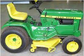 john deere model 110 lawn tractor