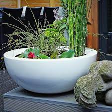 Bowl Planter Fibreglass Garden Outdoor