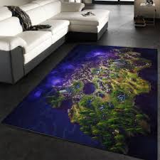 fortnite map gaming area rug bedroom