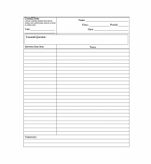 36 Cornell Notes Templates Examples Word Pdf