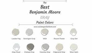 Benjamin Moore Gray Paint Colors