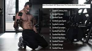 weighted hiit workouts with dumbbells