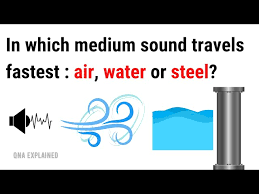 um sound travels fastest air