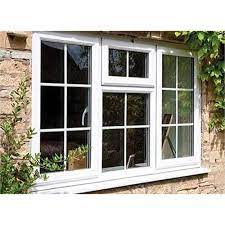 White Fixed Window UPVC Sliding Windows, Rs 600 /square feet Concept Design  | ID: 17360107855