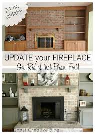 How To Paint A Brick Fireplace In